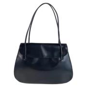 Pre-owned Leather handbags Prada Vintage , Black , Dames