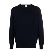 Blauwe Cashmere Casual Sweater Eleventy , Blue , Heren