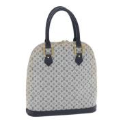 Pre-owned Canvas handbags Louis Vuitton Vintage , Blue , Dames