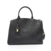 Pre-owned Leather louis-vuitton-bags Louis Vuitton Vintage , Black , D...