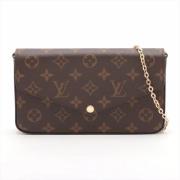 Pre-owned Canvas clutches Louis Vuitton Vintage , Brown , Dames