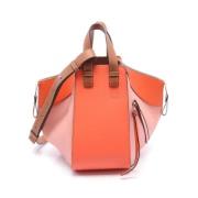 Pre-owned Leather handbags Loewe Pre-owned , Orange , Dames