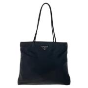 Pre-owned Canvas totes Prada Vintage , Black , Dames