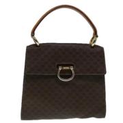 Pre-owned Canvas handbags Celine Vintage , Brown , Dames