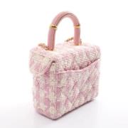 Pre-owned Canvas chanel-bags Chanel Vintage , Pink , Dames