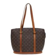 Pre-owned Canvas totes Louis Vuitton Vintage , Brown , Dames