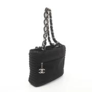 Pre-owned Canvas chanel-bags Chanel Vintage , Black , Dames