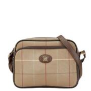 Pre-owned Canvas crossbody-bags Burberry Vintage , Beige , Dames