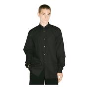 Gelaagd katoenen gabardineshirt Comme des Garçons , Black , Heren