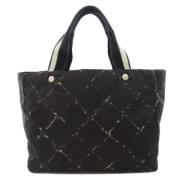 Pre-owned Fabric totes Chanel Vintage , Black , Dames