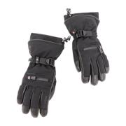 Leren Palm Gewatteerde Handschoenen met Verwarmingszak Moncler , Black...