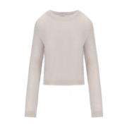 Parel Grijs Mohair Crewneck Jumper Cruna , Gray , Dames