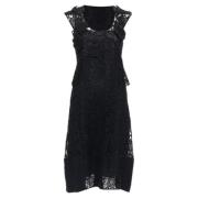 Pre-owned Cotton dresses Prada Vintage , Black , Dames