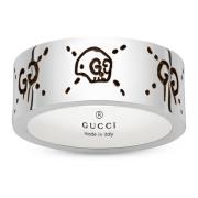 925 sterling zilver - Gucci Ghost ring in glanzend verouderd sterling ...