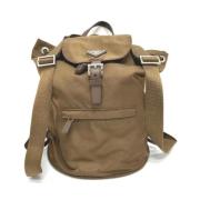 Pre-owned Nylon shoulder-bags Prada Vintage , Brown , Dames