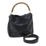 Pre-owned Leather gucci-bags Gucci Vintage , Black , Dames