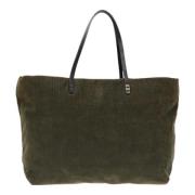 Pre-owned Corduroy fendi-bags Fendi Vintage , Green , Dames