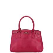 Pre-owned Leather handbags Salvatore Ferragamo Pre-owned , Pink , Dame...