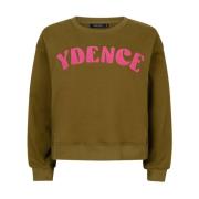 Ws2413 Sweat Sweater Ydence , Green , Dames