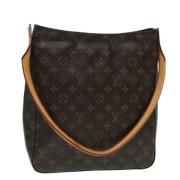 Pre-owned Canvas handbags Louis Vuitton Vintage , Brown , Dames