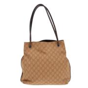 Pre-owned Canvas gucci-bags Gucci Vintage , Brown , Dames