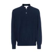 Navy Gebreide Trui Comme des Garçons , Blue , Heren