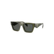 PR A06S 25A40L Sunglasses Prada , Green , Heren