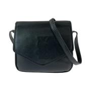 Pre-owned Leather shoulder-bags Yves Saint Laurent Vintage , Black , D...