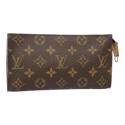 Pre-owned Canvas pouches Louis Vuitton Vintage , Brown , Dames