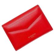 Pre-owned Leather wallets Givenchy Pre-owned , Red , Dames