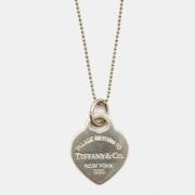 Pre-owned Metal necklaces Tiffany & Co. Pre-owned , Gray , Dames