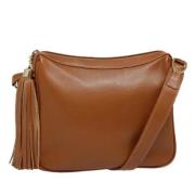 Pre-owned Leather gucci-bags Gucci Vintage , Brown , Dames