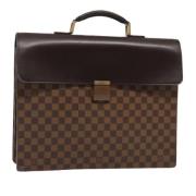 Pre-owned Canvas handbags Louis Vuitton Vintage , Brown , Dames