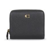 Leren Billfold Portemonnee Coach , Black , Dames