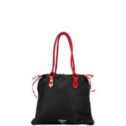 Pre-owned Canvas handbags Prada Vintage , Black , Dames