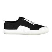 Sportieve Zwarte Sneakers met Contrastdetails Calvin Klein , Black , H...