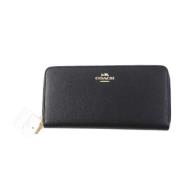 Pre-owned Leather wallets Coach Pre-owned , Black , Dames