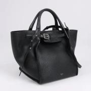 Pre-owned Leather handbags Celine Vintage , Black , Dames