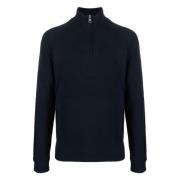 Blauwe Half Zip Sweater Casual Stijl J.Lindeberg , Blue , Heren