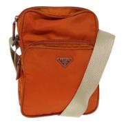 Pre-owned Nylon prada-bags Prada Vintage , Orange , Dames