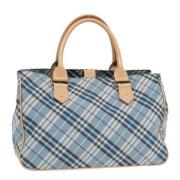 Pre-owned Nylon handbags Burberry Vintage , Blue , Dames