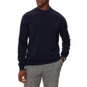 Donkerblauwe Sweater Regular Fit Hugo Boss , Blue , Heren