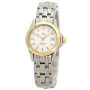 Pre-owned Glass watches Omega Vintage , White , Dames