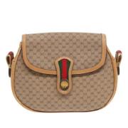 Pre-owned Leather gucci-bags Gucci Vintage , Beige , Dames