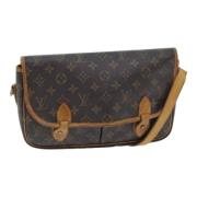 Pre-owned Canvas shoulder-bags Louis Vuitton Vintage , Brown , Dames