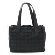 Pre-owned Canvas chanel-bags Chanel Vintage , Black , Dames