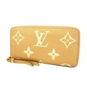 Pre-owned Fabric wallets Louis Vuitton Vintage , Beige , Dames