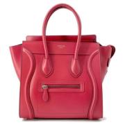 Pre-owned Leather celine-bags Celine Vintage , Red , Dames