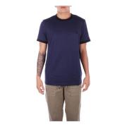 Logo Front T-shirts en Polo's Fred Perry , Blue , Heren