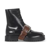 City Combat High-Top Laarzen Maison Margiela , Black , Dames